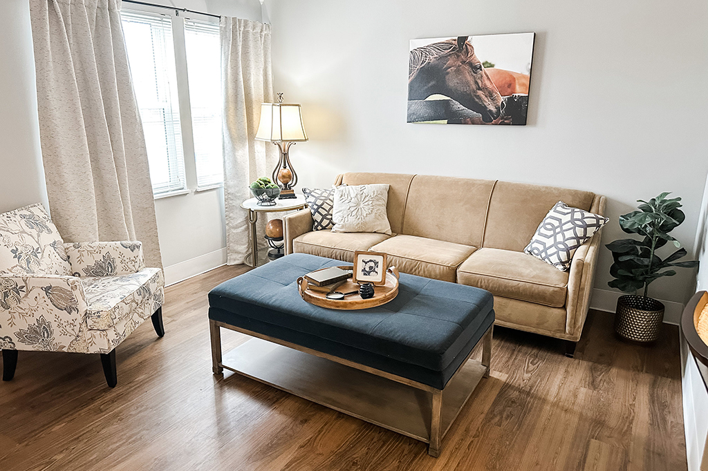A furnished Friendship Towers apartment