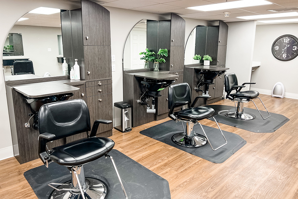 On-site salon at Friendship Towers